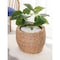 Vintiquewise Water Hyacinth Round Floor Planter with Metal Pot, Large QI003547.L - alternate 3